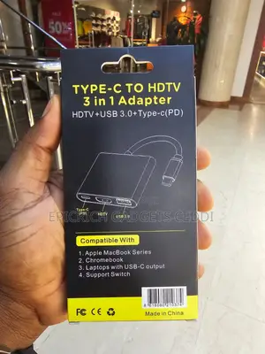 Type-c To Hdtv 3-in-1 Adapter