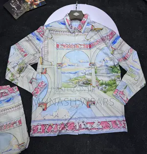 Casablanca Shirt S-5xl Vintage Multi Green