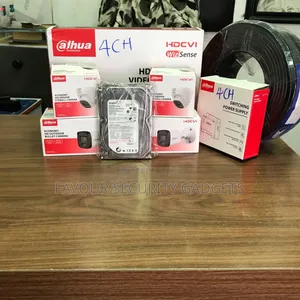 Dahua 4 Channel Complete Kit With 100m Cable