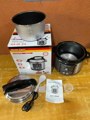 Silver Crest 6l Aluminum Liner Electric Pressure Cooker