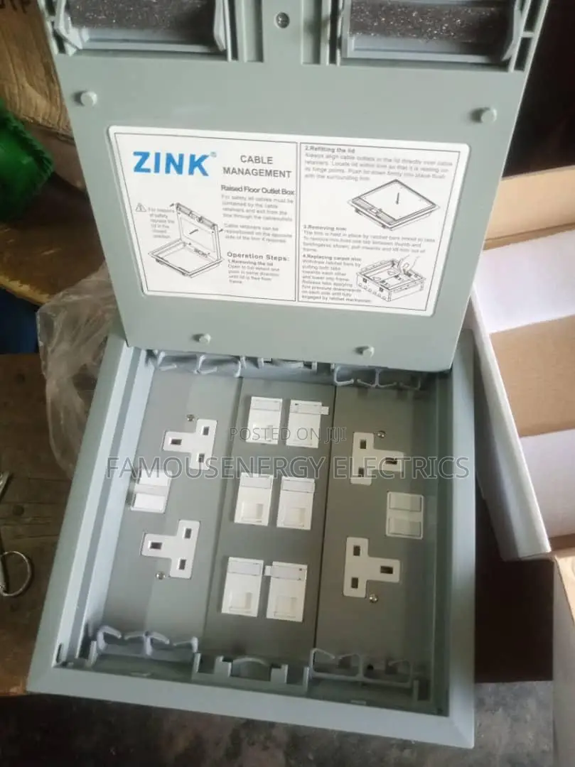 12x12 Floor Socket With Multiple Outlets