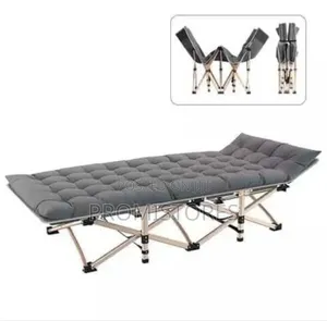 Foldable Sun Loungers Leisure Bed With Strong Steel Frame