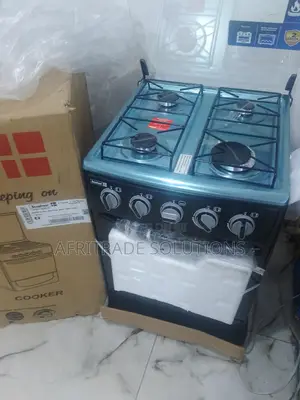 Scanfrost 4-Burner Gas Cooker Sfc5401b – Sleek Efficient