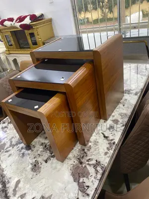 Coffee Table (Nesting Table) Three(3) in One (1) Brown