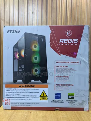 New Desktop Computer MSI Aegis 3 32GB Intel Core I9 SSD 2T