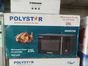 Polystar Inverter Microwave Oven With Grill 25 L