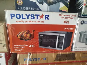 Polystar Inverter Microwave Oven With Grill 42l