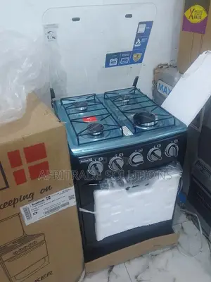4-Burner Scanfrost Cooker With Stainless Steel Finish