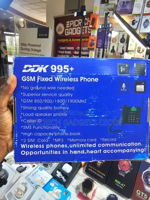 Ddk 995+ Wireless Table Phone With Dual Sim