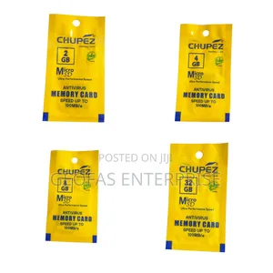 Original Chupez 2,4,8,32,64,128g Antivirus Memory Card