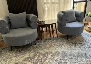 2 Singles Accent Sofa Can Be Made in Colors of Your Choice