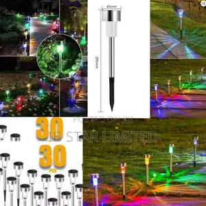 60 Multi-Color Solar Lights for an Unforgettable Garden Glow
