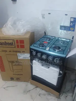Affordable Scanfrost Gas Cooker – 4 Burners + Oven