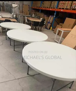 6ft Round Table for 12 Seater