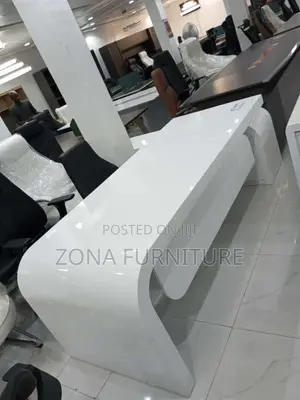 High Quality Foreign Design 2.4meter Office Table White