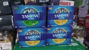 Tampax Pearl Regular and Super Tampons, 96 Count