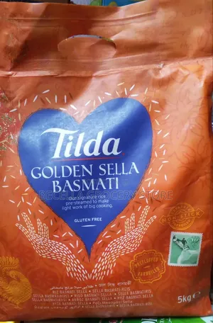 Tilda Golden Sella Bamastic Rice 5kg × 4