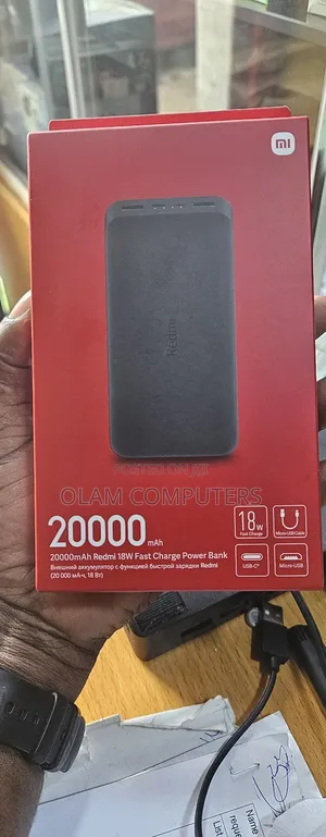 Redmi 20000mah 18w Fast Charging Power Bank