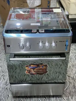 Maxi Gas Cooker 50x50 Basic Black Grey (4 Burner)