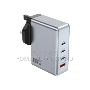 Green Lion Gan Premium Uk Plug Wall Charger 100w