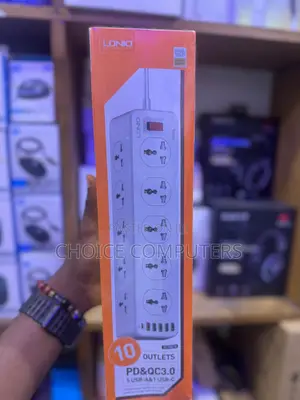 10 Ac Outlets & Usb-c Universal Power Strip Surge Protector