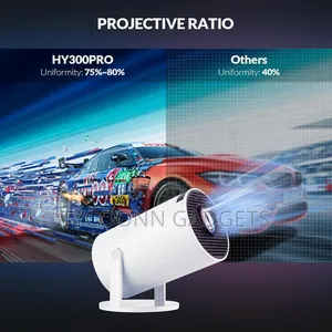 2025 Upgraded Hy300 Pro+ Mini Portable Projector,Smart