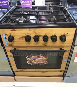 Maxi 60*60 3+1 Wood Finish Gas Cooker | Maxi 6060(3+1) Wood