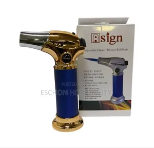 Asign Adjustable Flame Butane Refillable Torch Lighter