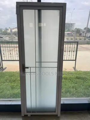 Toughened Full Glass Toilet Doors