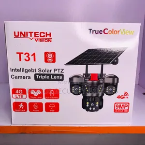 4g Hd Solar Triple Lens PTZ Camera