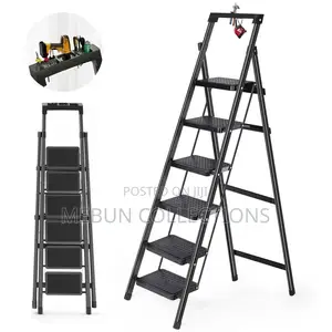 Step Ladder With Space for Work Tools