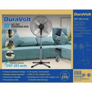 Duravolt 20 Inches Ac/Dc Standing Fan