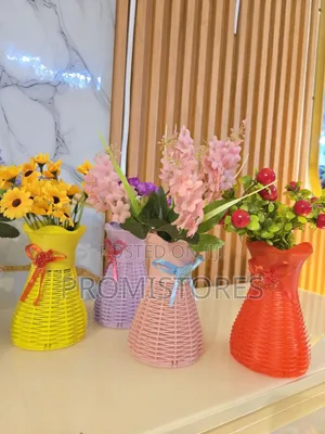 Lace Decorative Woven Flower Basket Vase