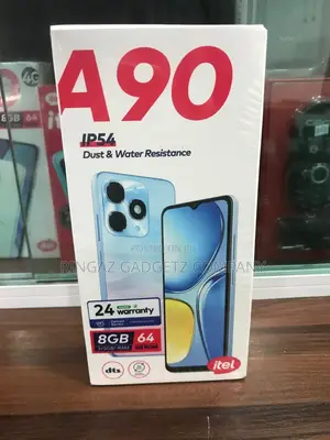 New Itel A90 64 GB Black