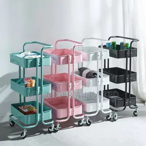 Tier Storage Trolley, Multi-Purpose Trolley Organizer Cart