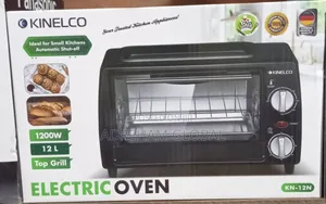 Kinelco 12l Electric Oven With Top Grill, 1200w