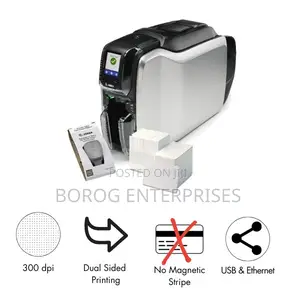 Zebra Zc300 Dual Sided Id Card Printer Zc32-000cq00em00