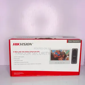 Hikvision 4 Wire Hd Video Intercom Kit