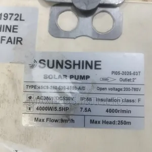 5hp Submersible Solar Pump
