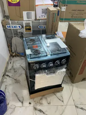 Scanfrost Sf5401b –Fast Cooking With 4 Burners Oven Combo
