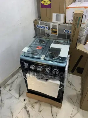 Stylish Gas Cooker With Oven – Scanfrost Sf5401b (50x50)