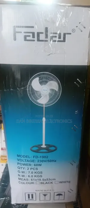 Fadar 18" Iron Blade Standing Fan