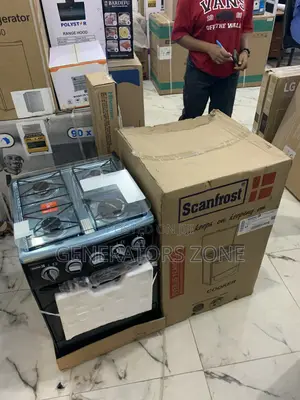 Scanfrost 4 Burner Gas With Oven Designed for Busy Kitchens