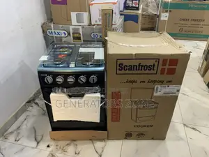 Cook Smarter With Scanfrost Sf5401b 4-Burner Cooker Oven