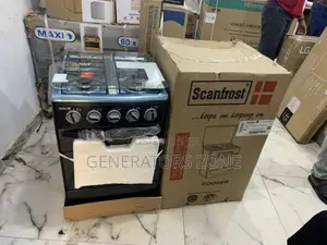 Home Cooker – Scanfrost Sf5401b 4-Burner With Oven