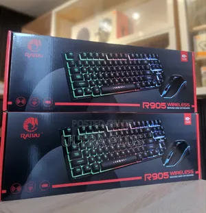 Raiku R905 Wireless Keyboard and Mouse Combo