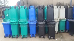 120litres Original Geepee Rubber Wastebin With Tires