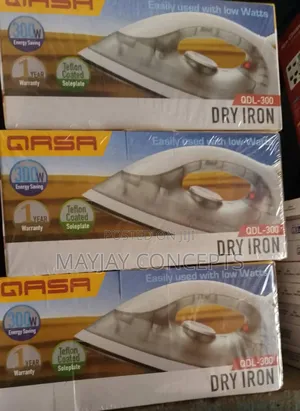 Qasa Energy Saving Dry Iron for Solar and Electricity-300w