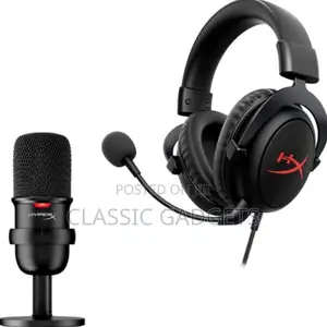 Hyperx Solocast Wired Microphone /Cloud Core Gaming Headset