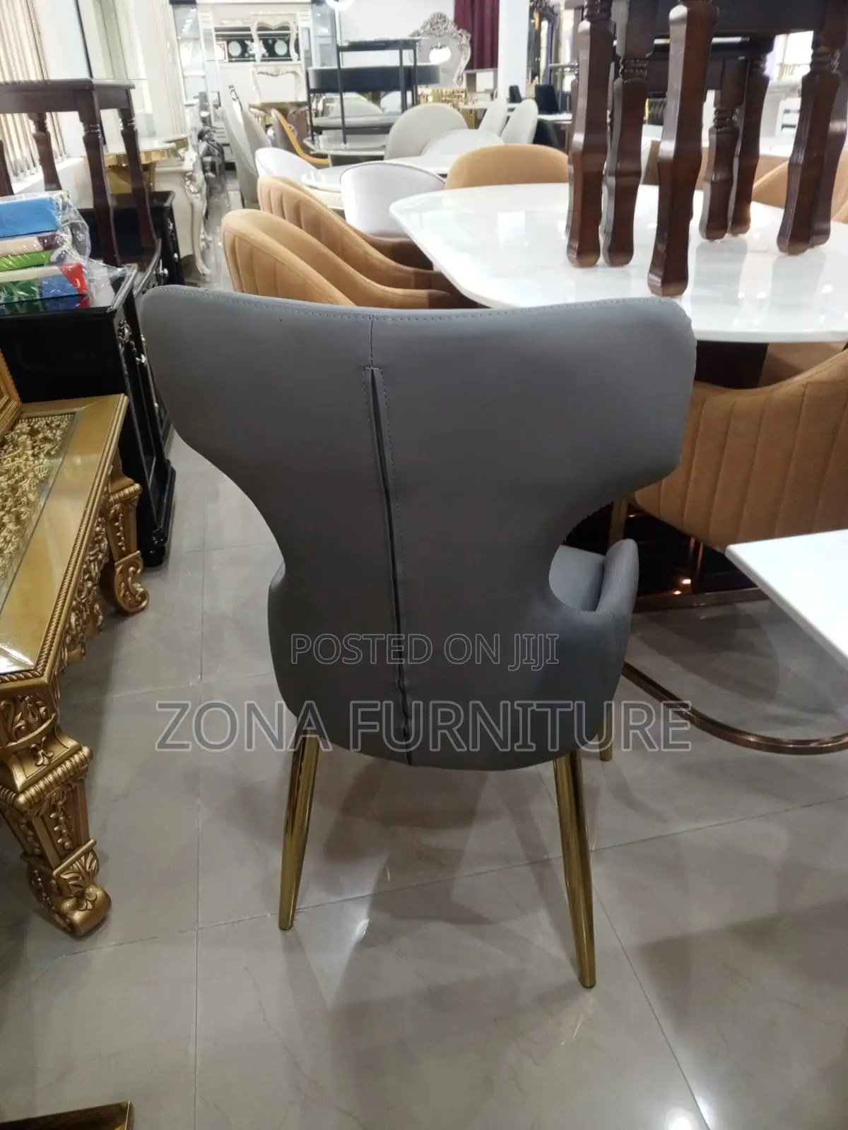 Luxury Super Solid Dining Chairs Gray